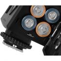 Metz M400 flash para Canon con número Guía 28 - Detalle baterías