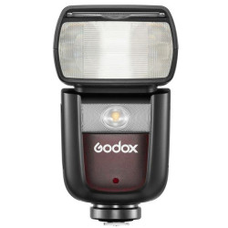 Godox V860IIIN para Nikon - Flash Speedlite TTL con batería de  litio - V860IIIN - Vista frontal con iluminación Led 2 W