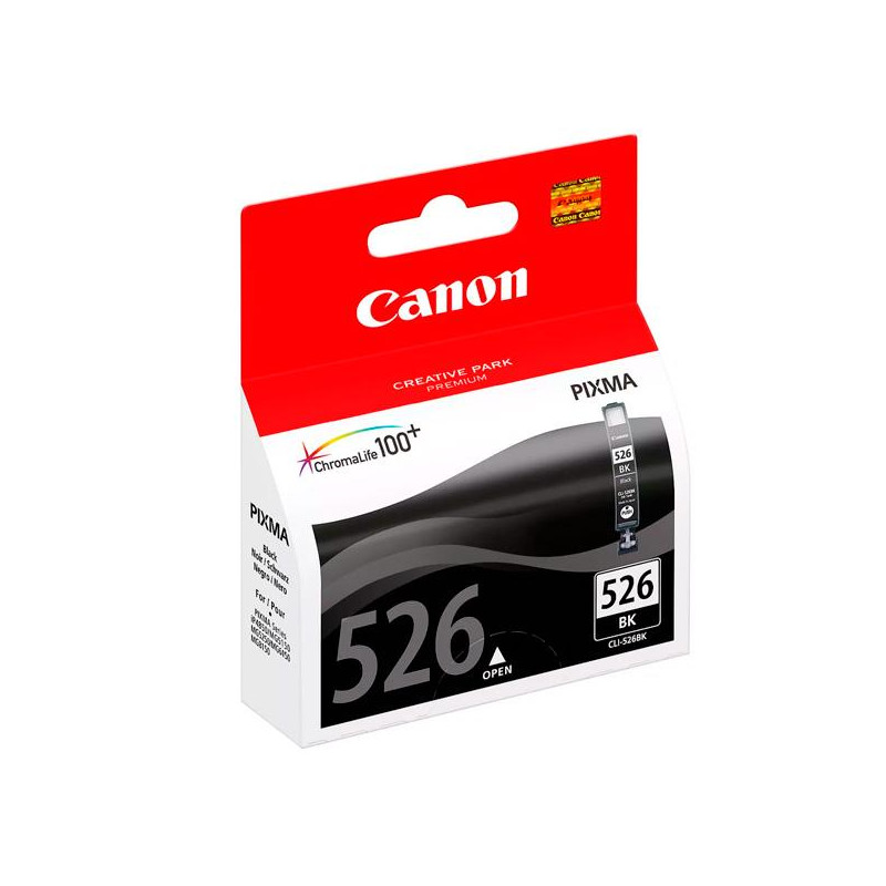 Canon CLI-526 BK - Tinta negra para impresoras PIXMA - 4540B001