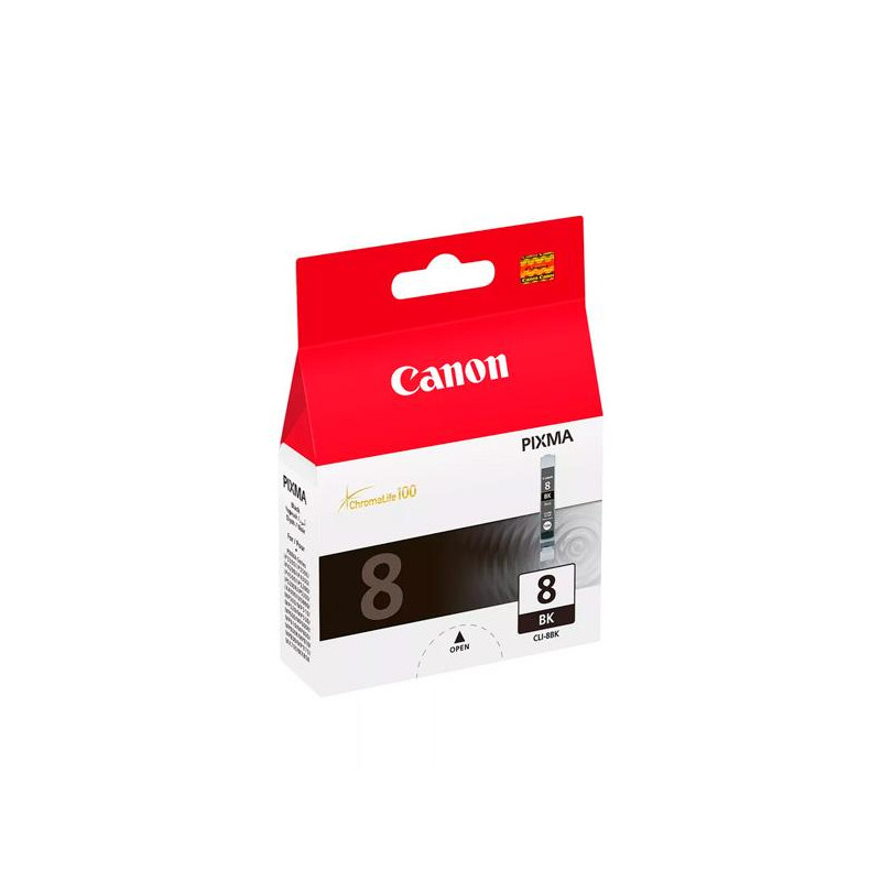 Canon CLI-8 BK - Tinta canon negra para impresoras PIXMA -  0620B001