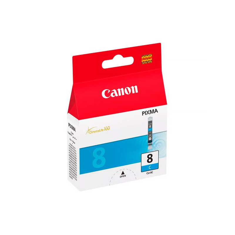 Canon CLI-8C - Tinta Canon azul para impresoras PIXMA - 0621B001
