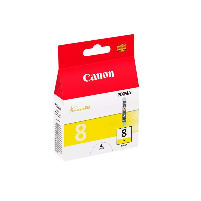 Canon CLI-8Y - Tinta Canon amarilla para impresoras PIXMA - 0623B001