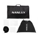 Nanlux Softbox rectangular para DYNO 650C - NLSBDN650CRTEC - Set completo