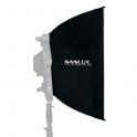 Nanlux Softbox rectangular para DYNO 650C - NLSBDN650CRTEC - Vista lateral