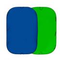 Lastolite Cromakey ll-lc5687 - Fondo plegable azul/verde de 1,5x1,8m - LLLC5687