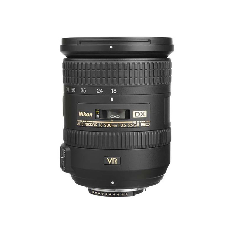 Nikkor 18-200mm F3.5-5.6G ED VRII - Teleobjetivo todoterreno para cámaras Nikon DX - 2192 