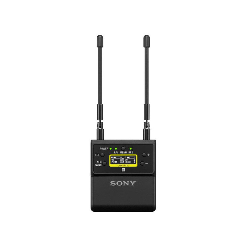 Sony URX-P41D/21CE - Receptor inalámbrico portátil de doble canal para audio 