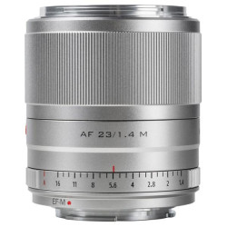 Viltrox AF 23 mm F1.4 STM Silver para Canon M - Angular muy luminoso
