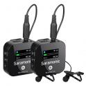 Saramonic Blink900 B2 Dual Channel Wireless - Sistema de micrófono inalámbrico de dos canales de 2,4 GHz - Emisores