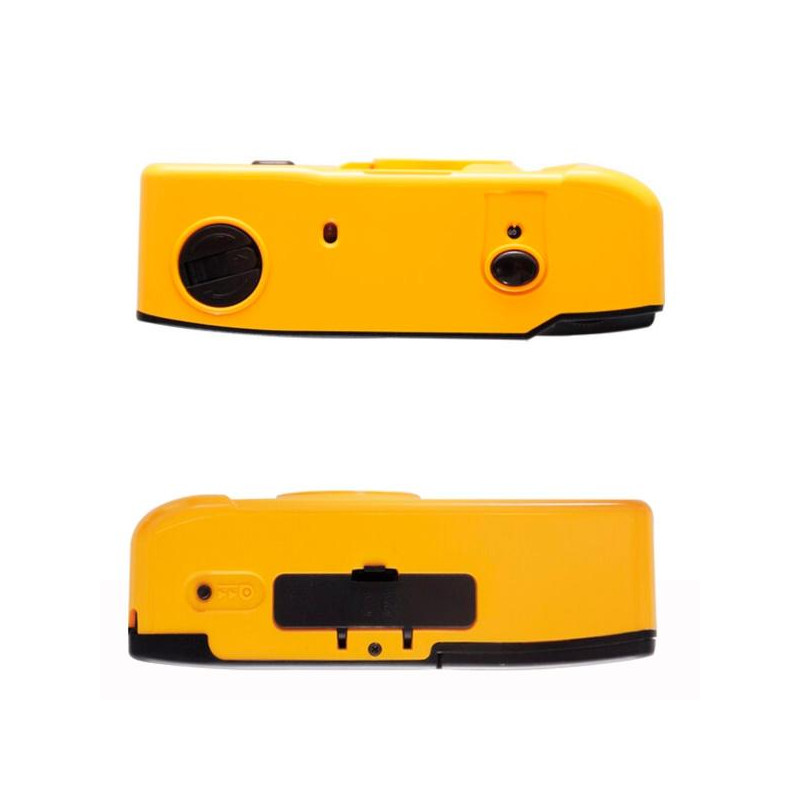  Kodak M35 - Cámara de película de 35mm (amarilla), sin enfoque,  reutilizable, flash integrado, fácil de usar : Electrónica
