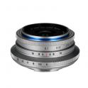 Laowa 10 mm F4 Cookie Silver para Fujifilm X - Ultra gran angular pancake