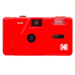 Kodak M35 Escarlata - Cámara analógica compacta reutilizable