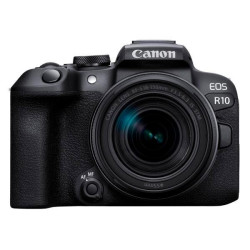 Canon EOS R10 + RF-S 18-150 mm IS STM - Sensor APS-C de 24,2 Mpx y vídeo 4K 60p - 5331C017AA