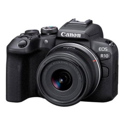 Canon EOS R10 + RF-S 18-45 mm - Sensor APS-C de 24,2 Mp vídeo 4K 60p  - 5331C010AA