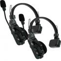 Hollyland Solidcom C1 2S - Sistema de intercomunicadores DECT con 2 auriculares