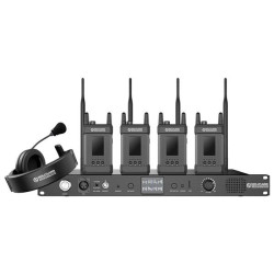 Hollyland sistema de comunicación inalámbrico  SYSCOM 1000T-4B - 5 auriculares con micrófono