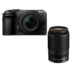 Nikon Z30 + 16-50 mm 3.5-6.3 VR y 50-250 mm - cámara mirrorless para vlogs  - VOA110K002