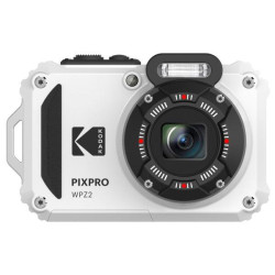Cámara subacuática Kodak Pixpro WPZ2 Blanca - Hasta 15 metros 16 Mpx y zoom óptico de 4 aumentos