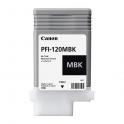 Tinta Canon PFI-120 Black Mate de 130 ml para impresoras imagePROGRAF - PFI-120MBK