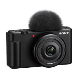 Sony Cámara Vlog ZV-1F - Cámara compacta para vlogging vídeo 4K y 20,1 Mpx