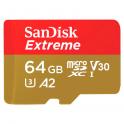 Sandisk tarjeta de memoria Micro SDXC Extreme 64 GB UHS-I de 170 MBS 