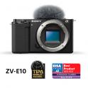 Sony ZV-E10 + 16-50 mm -  Cámara mirrorless E-mount para vloggers - ZVE10LBDI.EU - Vista frontal