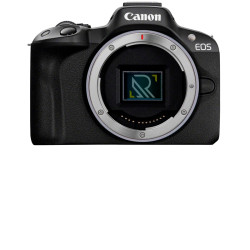 Canon EOS R50 Cuerpo Negro - Vista frontal