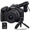 Canon EOS R50 Negra + RF-S 18-45 mm IS STM Creator Kit