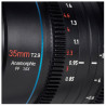 Objetivo Anamorfico Sirui 35 mm T2.9 1.6X Full Frame Montura RF - Engranajes MOD 0.8