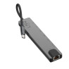 LINQ Multi puerto 8 en 1 Pro USB-C 10 Gbps Hub con 4K HDMI Ethernet y lector SD