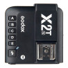 Godox Disparador TTL X2T-N Para Nikon - plano cenital con zapata de flash