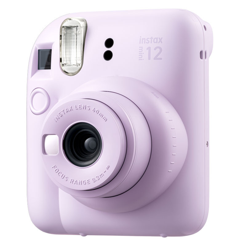 Instax Mini 12 - Cámara instantánea, con autoexposición y lente selfi  incluida, Morado (Lilac Purple) : : Electrónica