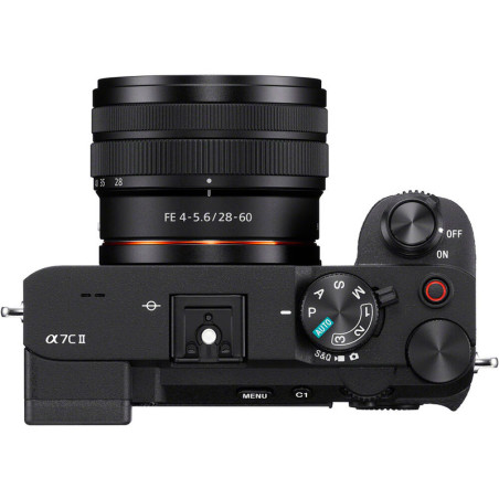 Sony Alpha 7C Mark II Black + FE 28-60 mm F4-5.6 | ILCE7CM2LB | Alpha 7CMII Negra - plano cenital
