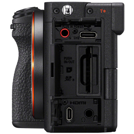 Sony Alpha 7C Mark II Black + FE 28-60 mm F4-5.6 | ILCE7CM2LB | Alpha 7CMII Negra - múltiples conexiones