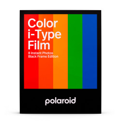 Polaroid Color Film I-Type (Black Frame Edition) - Película instantánea Polaroid I-Type