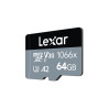 Lexar Tarjeta Micro SD Silver Series UHS-I 64 GB 1066x V60 160 MB/s