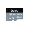 Lexar Tarjeta Micro SD Silver Series UHS-I 64 GB 1066x V60 160 MBs