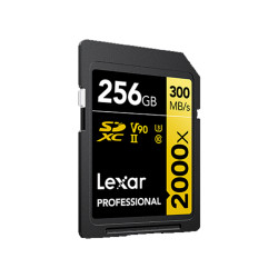 Lexar SDXC 256 GB Pro Gold Series UHS-II 2000x V90