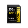 Lexar SDXC 256 GB Pro Gold Series UHS-II 2000x V90