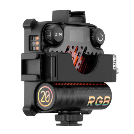 Zhiyun Fiveray M20C RGB - Batería y refrigeración integrada