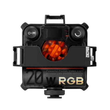 Zhiyun Fiveray M20C RGB- Vista de la parte posterior