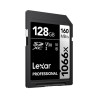 Lexar Tarjeta de Memoria SD de 128 GB Pro Silver Series UHS-I 1066X V30