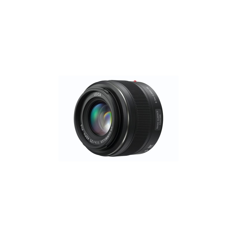 Panasonic Leica DG Summilux 25mm f1,4 ASPH - Objetivo fijo luminoso - HXA025 - detalle lente delantera