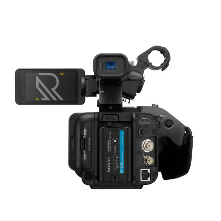Sony PXW-Z200 - vista posterior con detalle pantalla LCD