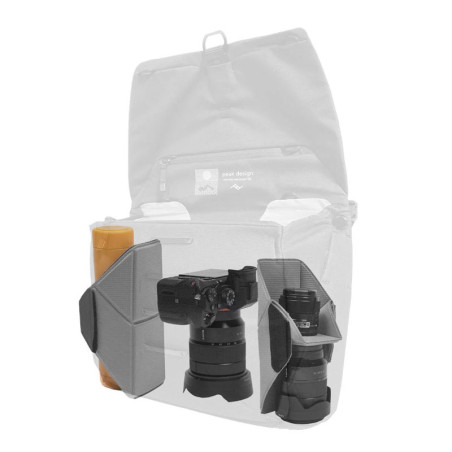 Peak Design Everyday Messenger 13L V2 Ash - Capacidad almacenaje (Material no incluido)