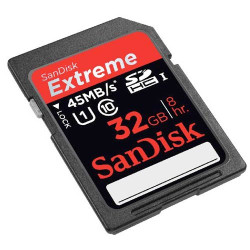TARJETA MEMORIA SANDISK SD 32GB 60MBS.