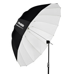 Profoto Umbrella deep White XL (165 cm./65") - paraguas blanco parabólico de gran calidad - ref.100980  - montado sobre tripode