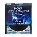 Hoya Pro1D ND4 58mm - Filtro densidad neutra de 1 stop