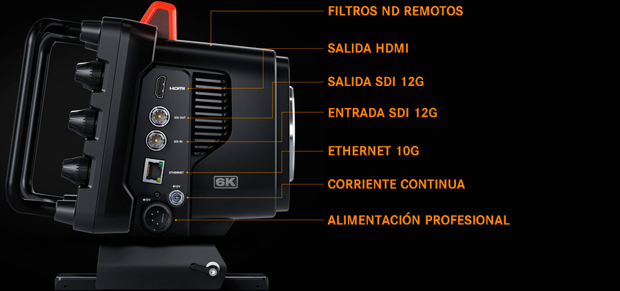 Blackmagic Design Studio Camera 6K Pro Montura Canon EF