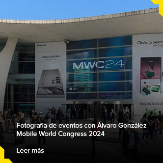Fotografía de eventos con Álvaro González: Mobile World Congress 2024